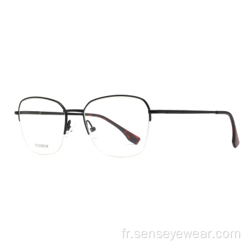 Wholesale femmes mémoire titane lunettes optiques